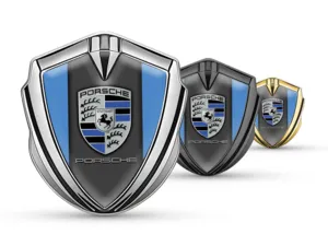 Porsche Emblema Silicone Badge Personalizzabile Disegno Forza